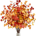 Artificial Eucalyptus Leaves 28in Fall Stems - 12 Pack