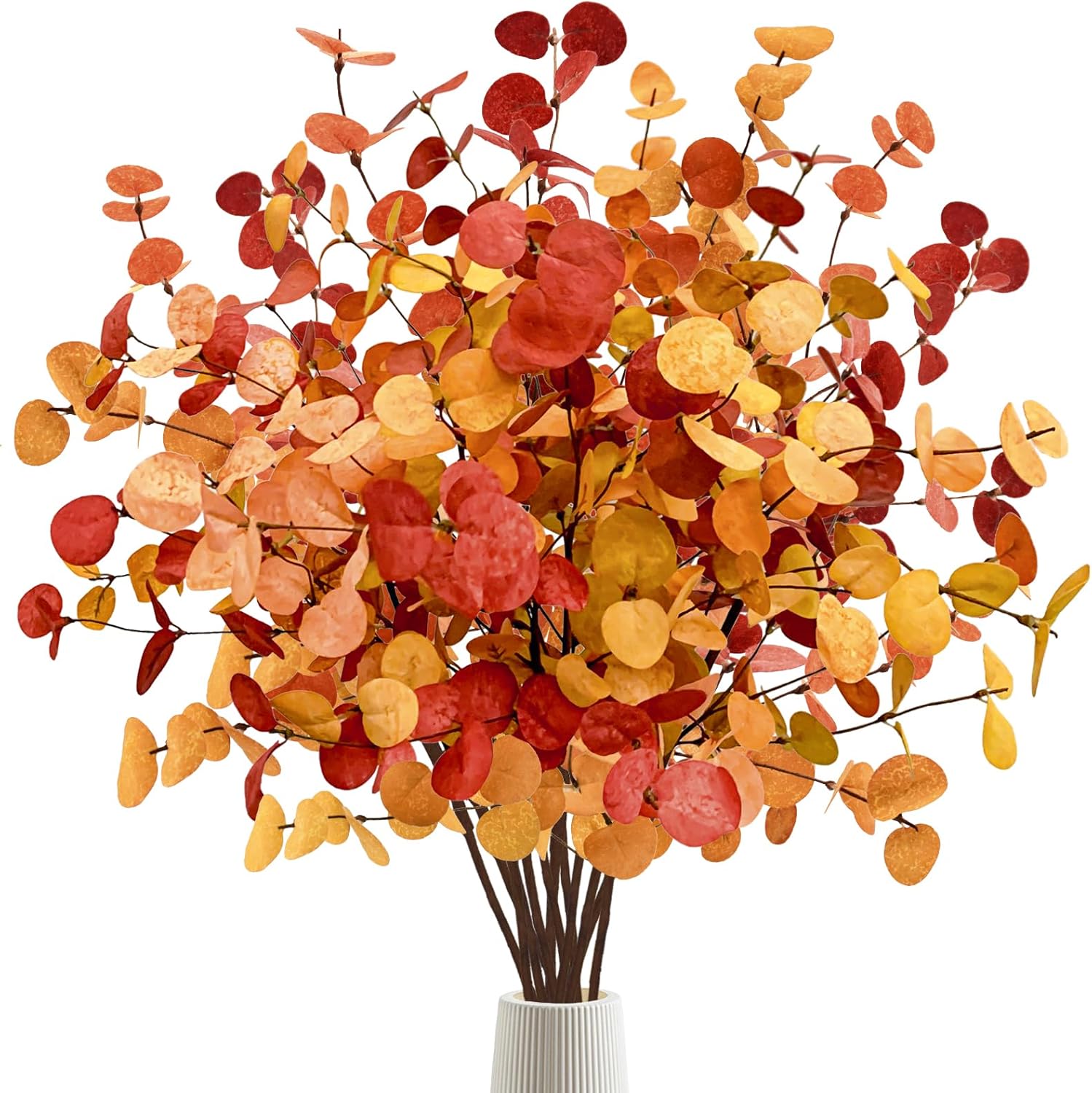 Artificial Eucalyptus Leaves for Autumn Home Decorations