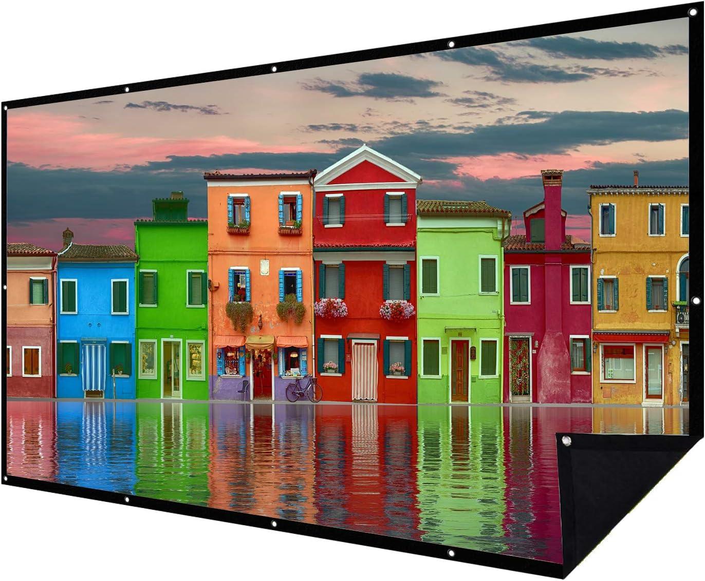 NIERBO 100 3D Projector Screen - No Crease, No Light Transmission