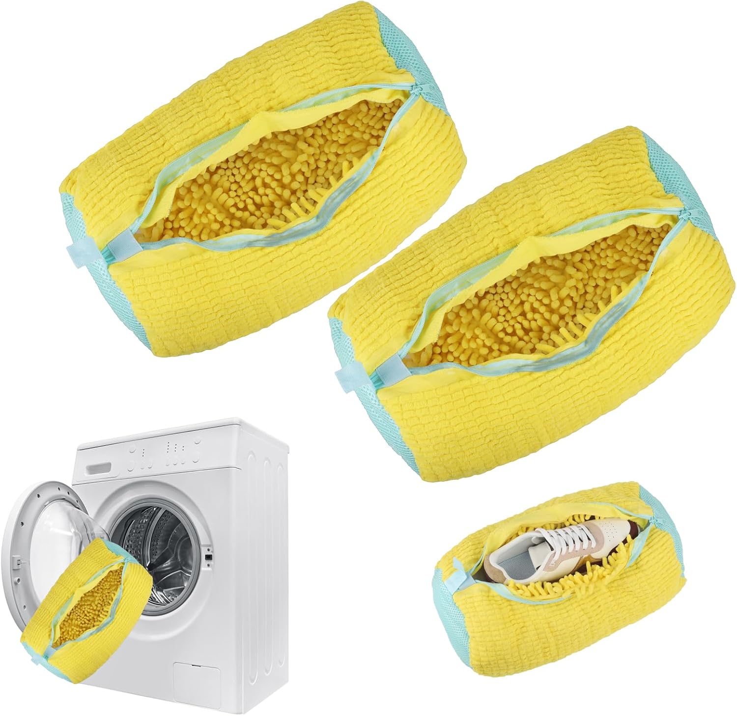 Durable Laundry Shoe Bags - Protect Shoes in Washer/Dryer!