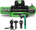 Winch 9500lb Electric Winch 12V with Synthetic Rope - Powerful Utility