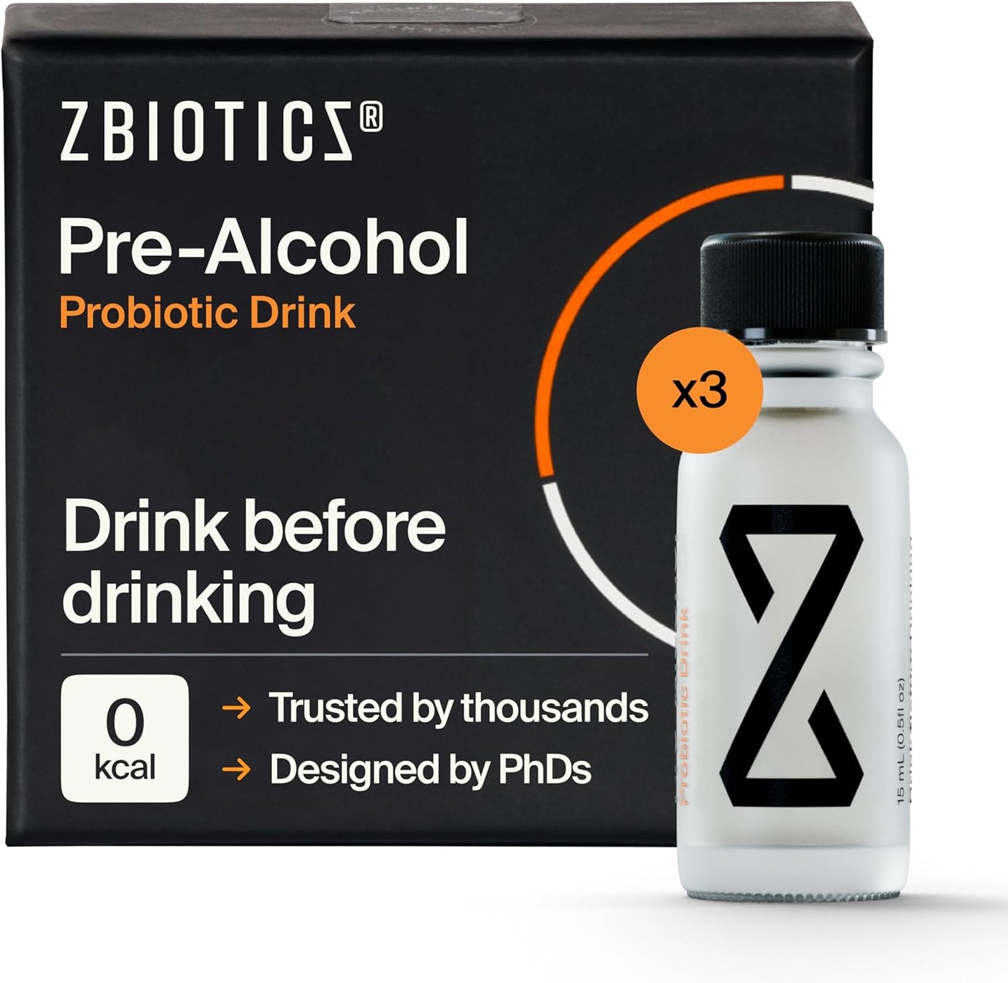 ZBiotics Probiotic for Better Mornings After Drinking, 3-Pack