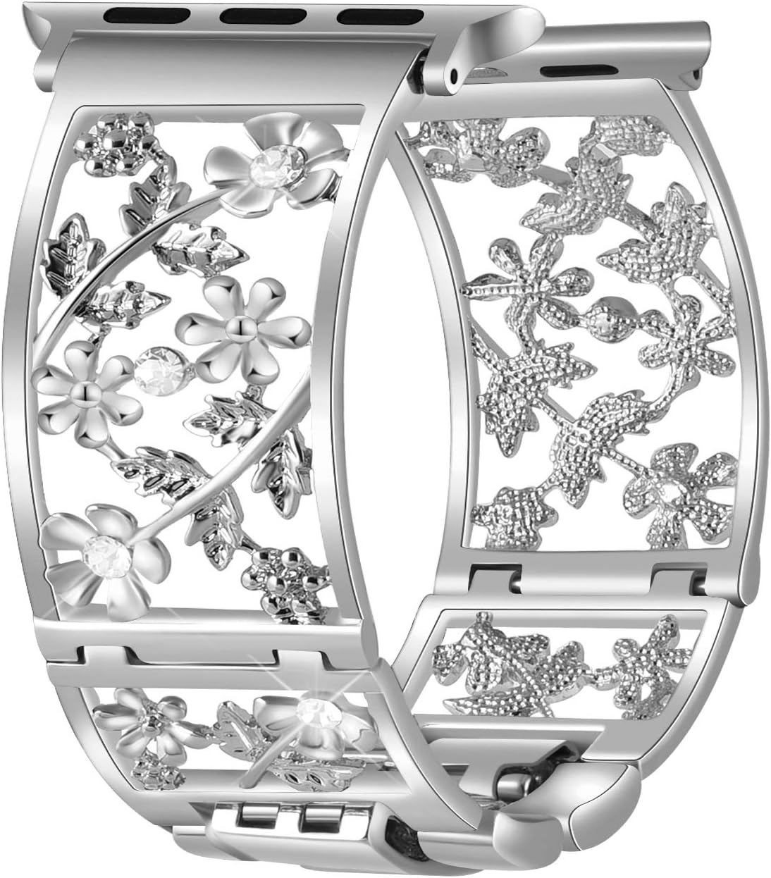 Sparkle in Style with Crystal Apple Watch Band by Duoan