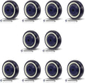 4 in Shopping Cart Replacement Wheels Kit - Quiet Durable PU Tread