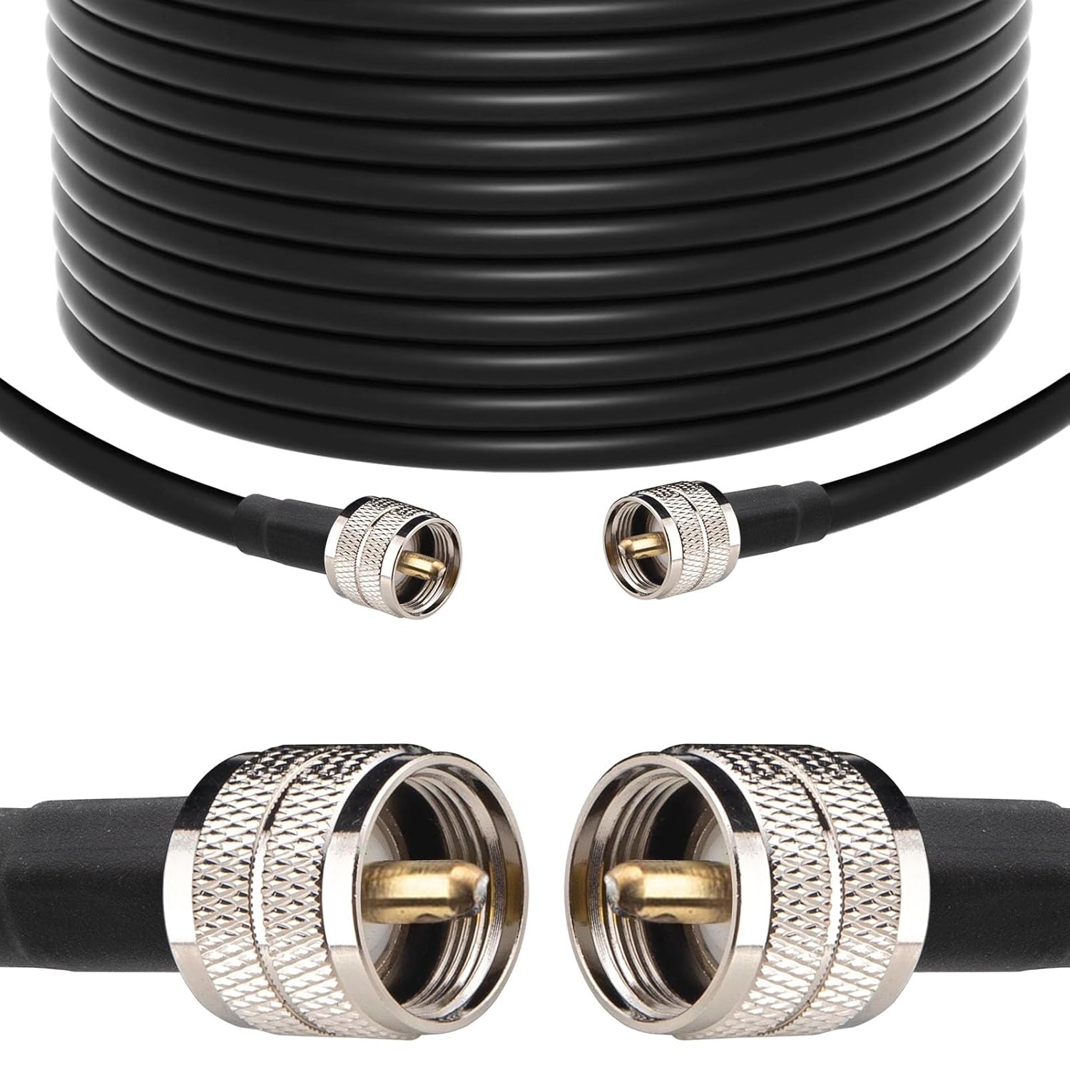 RG213 Coaxial Cable 30FT - Ultra Low Loss for Ham Radio Use