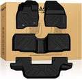 LASFIT Floor Mats for Ford Explorer 2015-2019 7 Seater - All-Weather