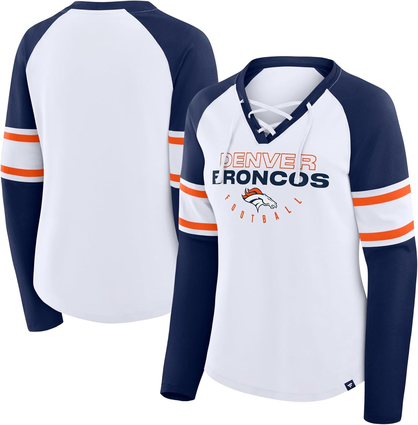 Fanatics Women's NFL Redzone Blitz Package Lace-Up T-Shirt Review