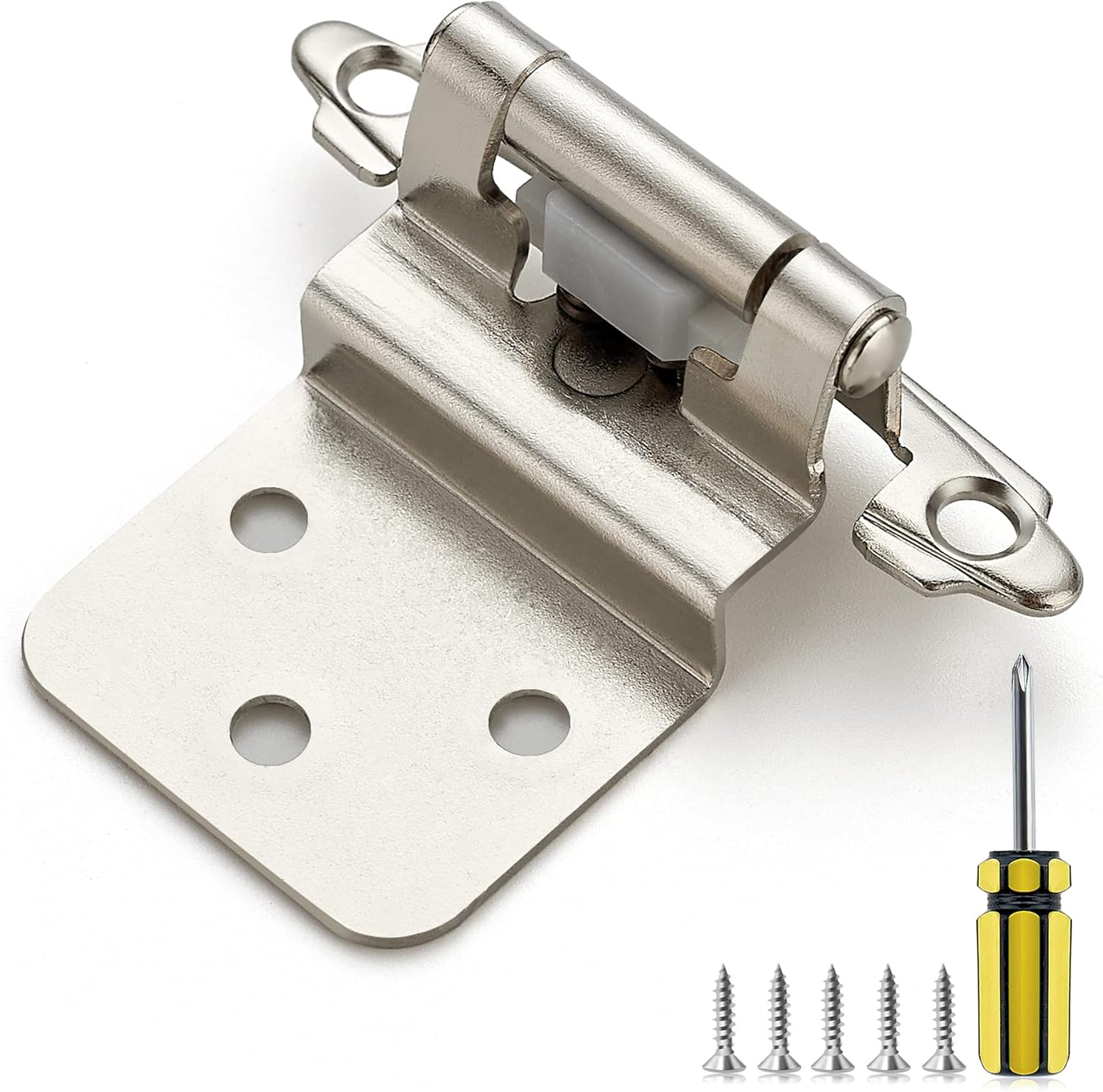 Ravinte 50 Pack 3/8 Inch Inset Cabinet Door Hinges for Kitchens