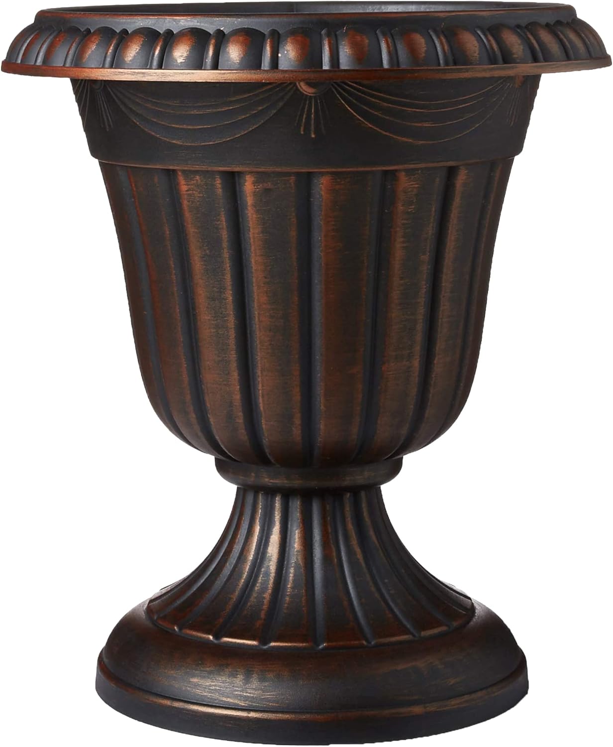 Classic Traditional Plastic Urn Planter for Elegant Gardens