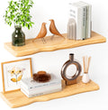 Floating Shelves for Wall 24 in Wooden Live Edge Shelf - Rustic Pine