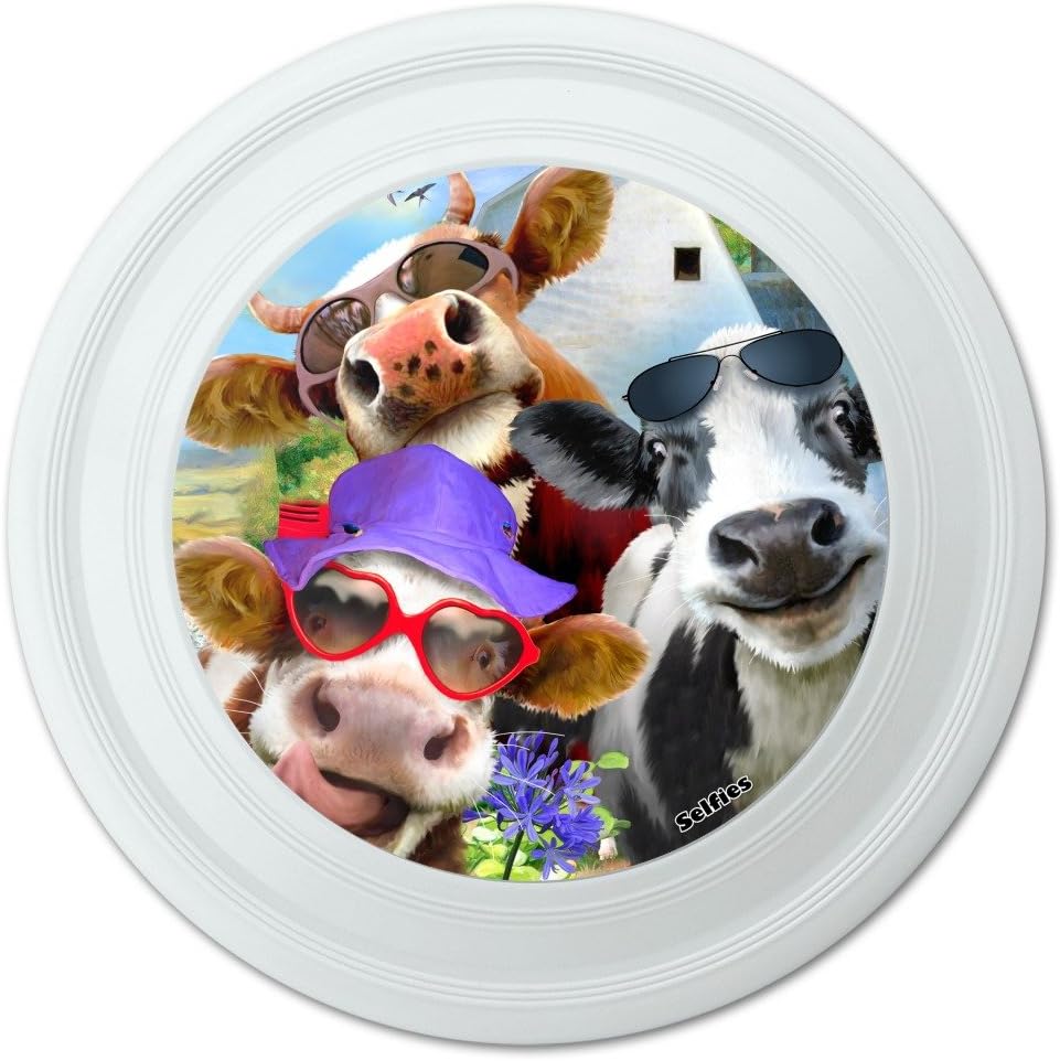 9 Udderly Cool Cow Flying Disc