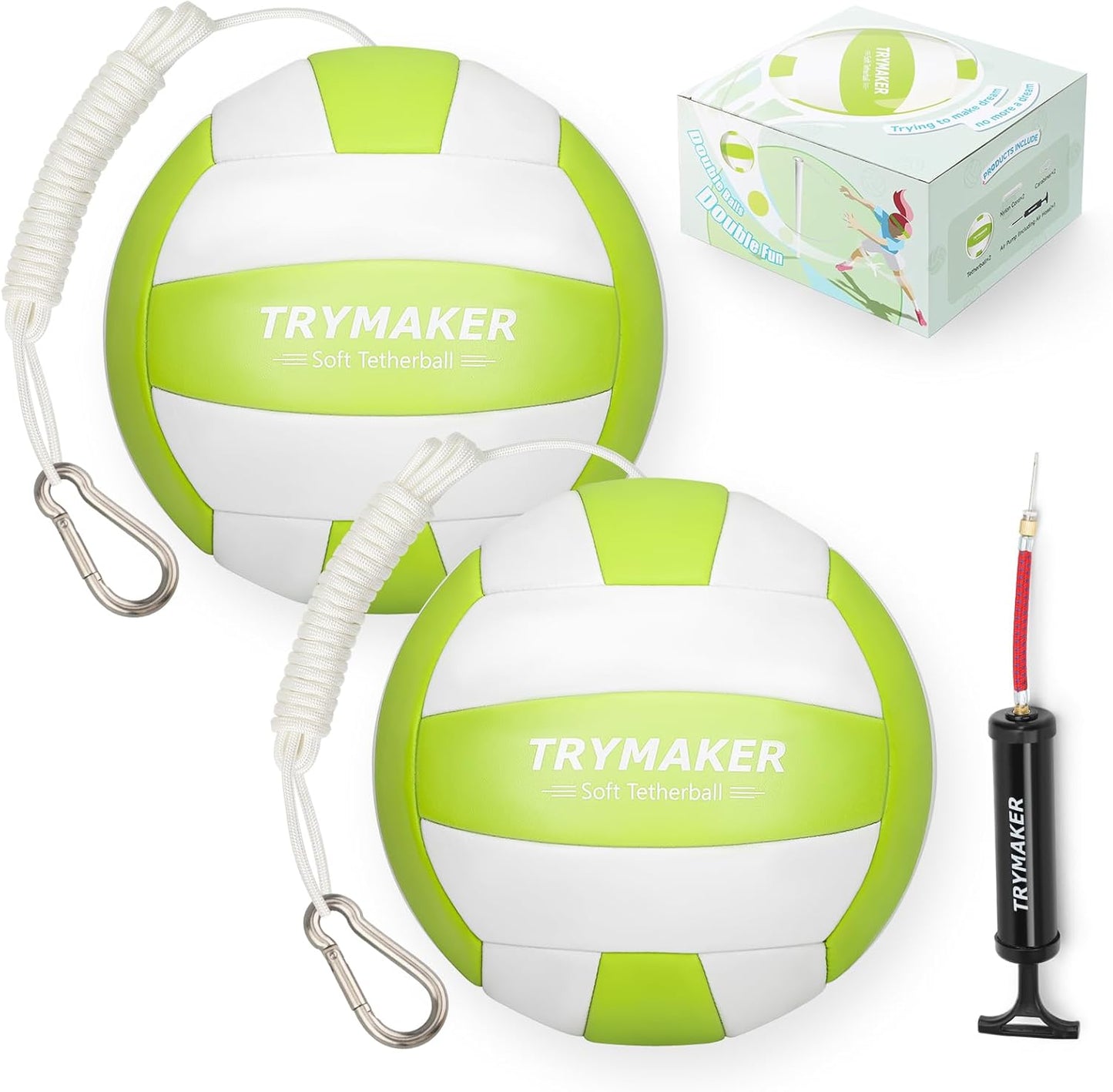 Tetherball Ball and Rope Set for Kids and Adults Outdoor Fun