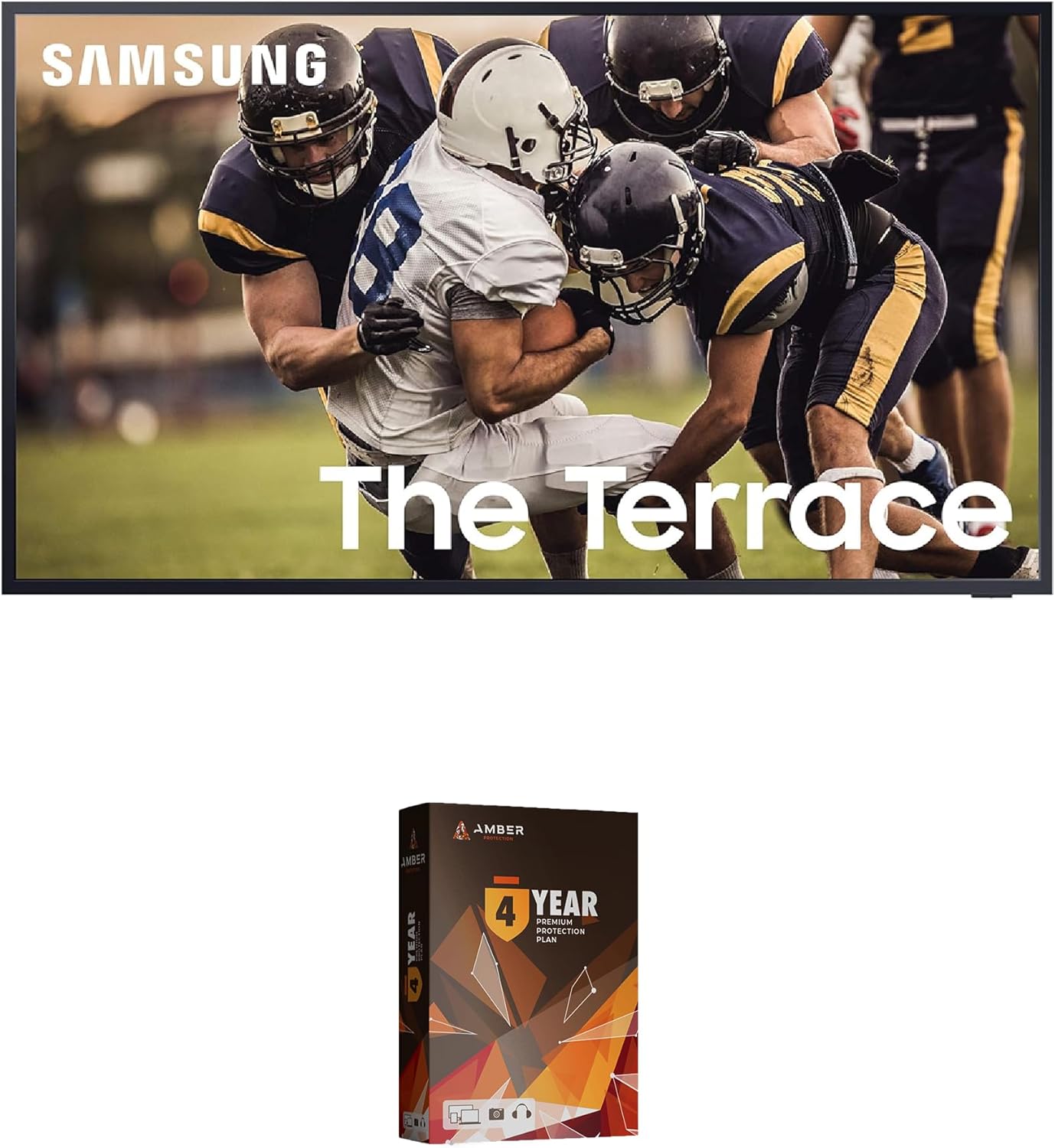 Samsung 55 Outdoor-Optimized 4K UHD TV + 2-Year Amber Protection