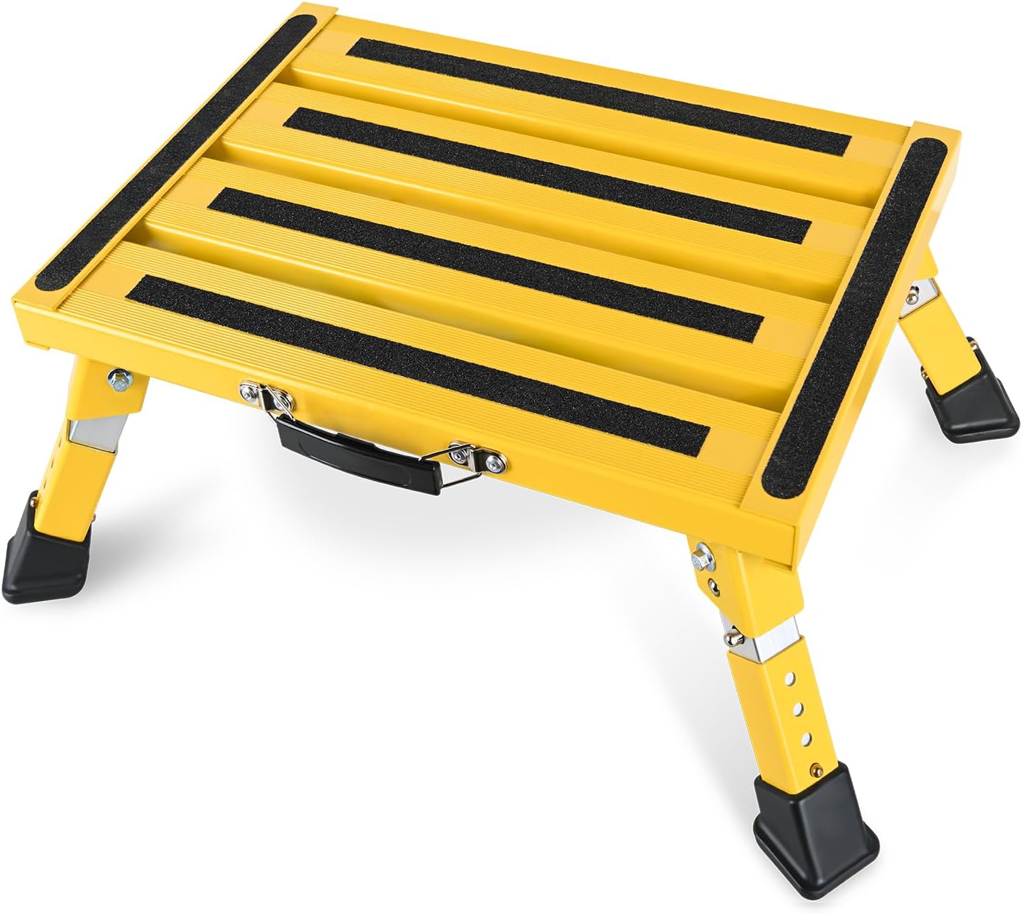 Nilight RV Step Stool Portable Folding Aluminum Platform Steps