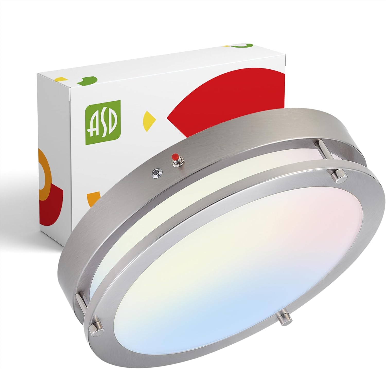ASD LED 14 Inch Round Flush Mount Light Fixture for Home Use