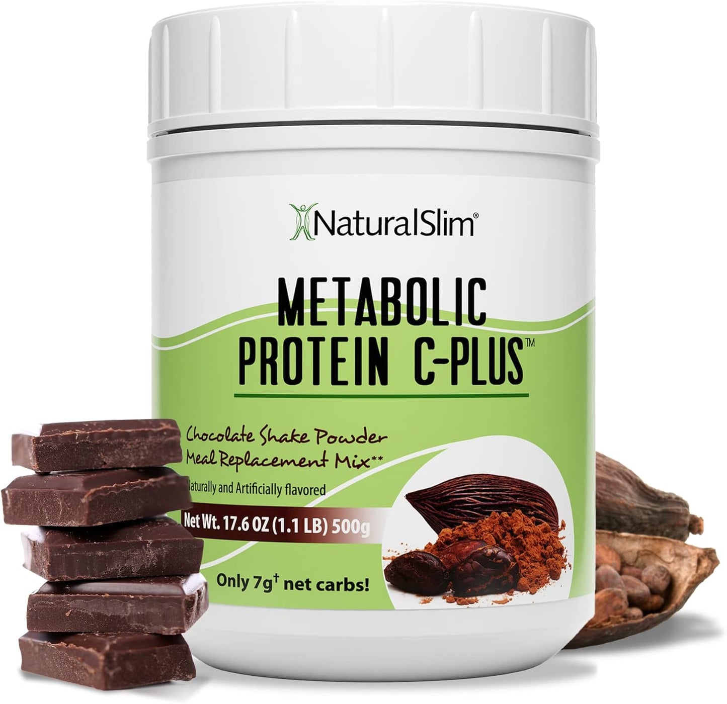 NaturalSlim Protein Powder - Delicious Chocolate Meal Replacement