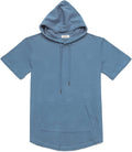 Moisture-Wicking Short Sleeve Hoodie for Men