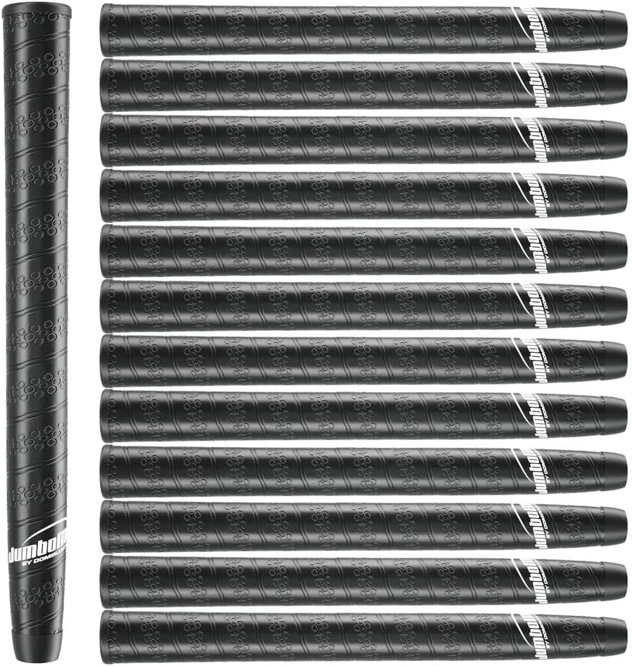 JumboMax STR8 Tech Non-Tapered Golf Grips for Enhanced Control