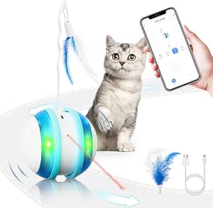 VARY Smart Interactive Cat Toy with App Control and Modes