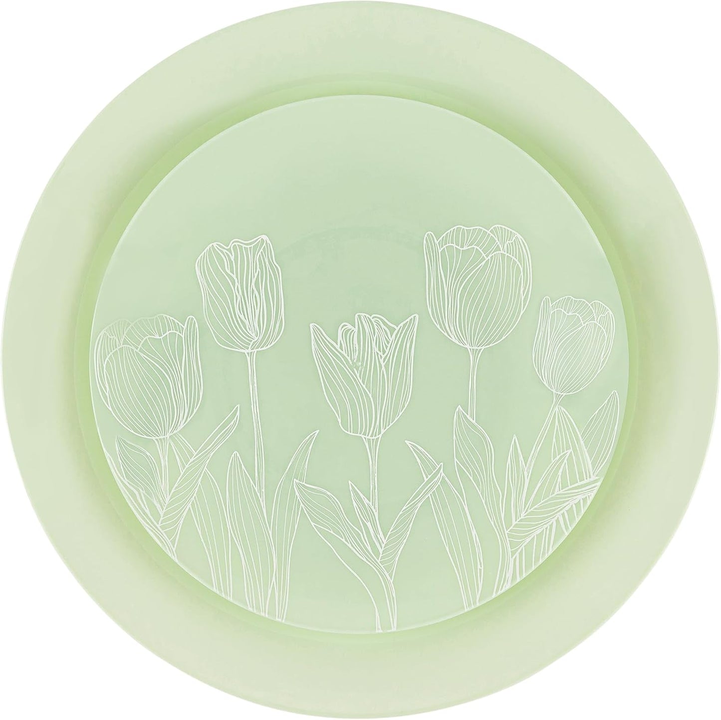 Elegant Disposable Plastic Plates Set for Parties and Events