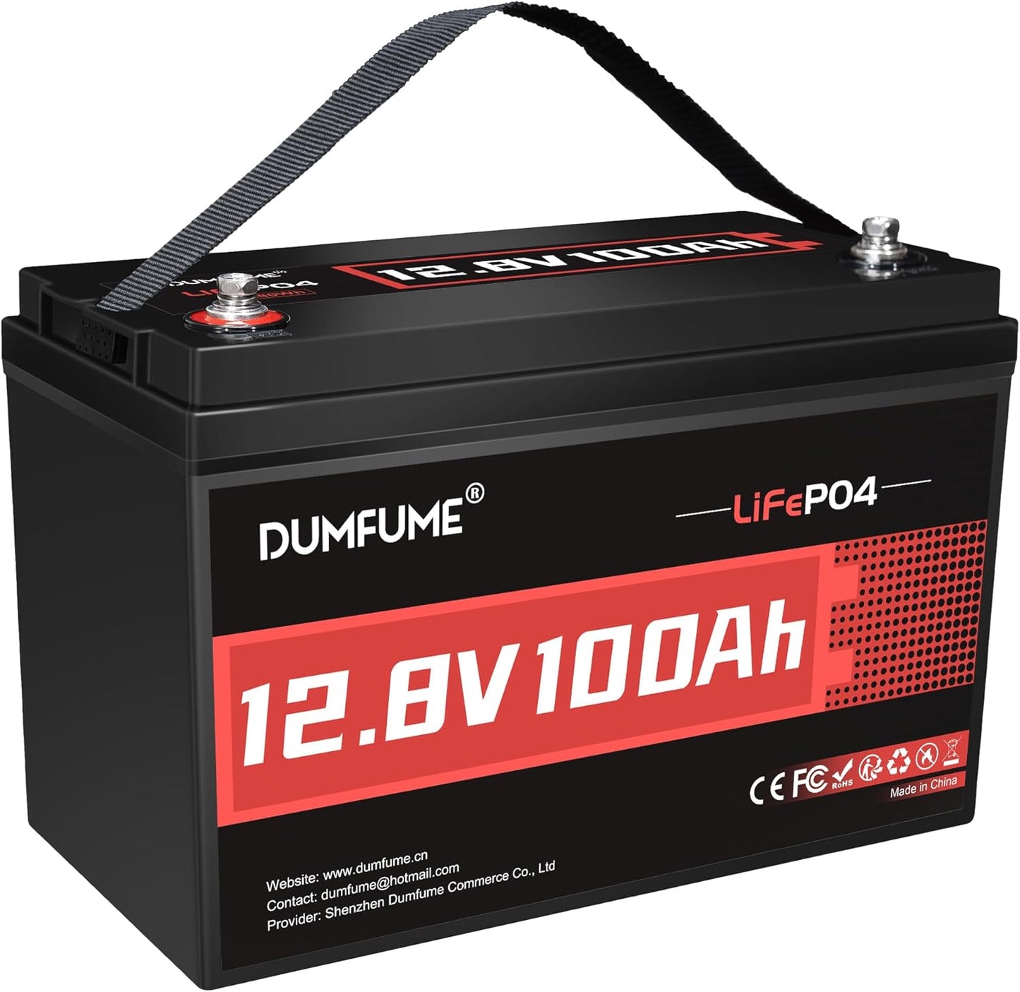 12V 100Ah LiFePO4 Lithium Battery for RVs and Off-Grid Use