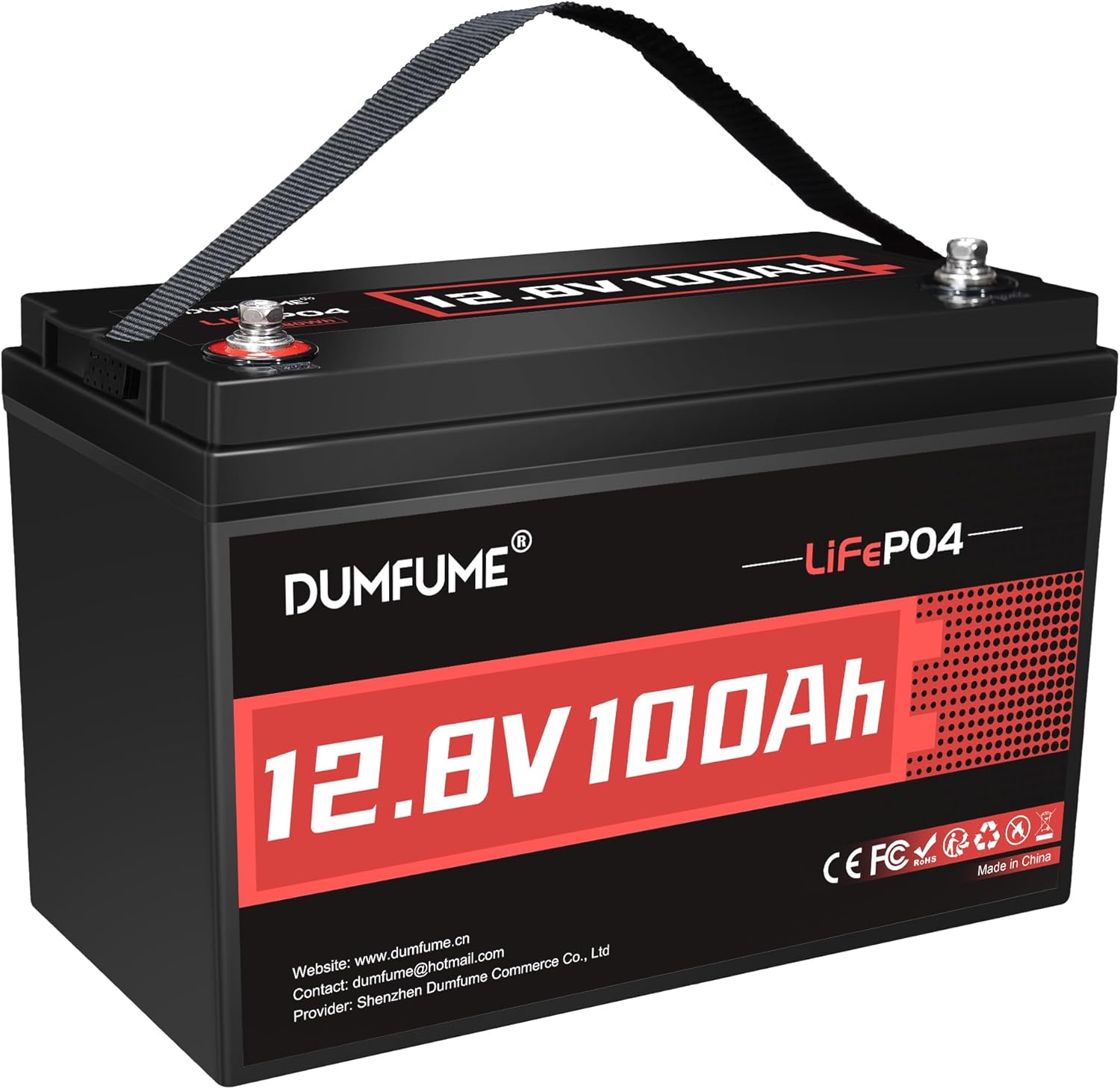 12V 100Ah LiFePO4 Lithium Battery for RVs and Off-Grid Use