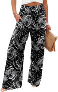 Angerella Womens Elastic High Waisted Palazzo Pants (Style S33N)