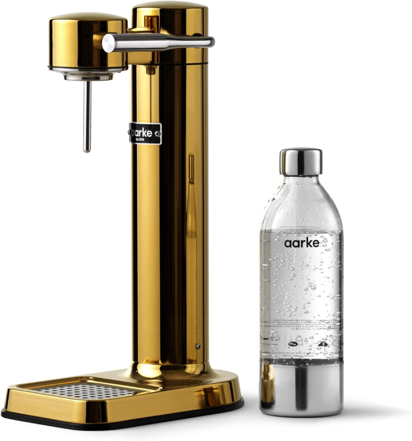 Aarke Carbonator 3: Stylish Sparkling Water Machine in Gold
