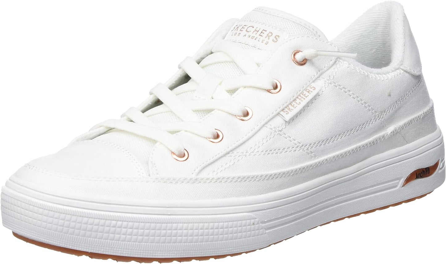 Skechers Womens Arch Fit Arcade-Meet Ya There Slip On Sneakers