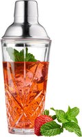 Le'raze Glass Cocktail Shaker - Professional 16oz Mixology Tool