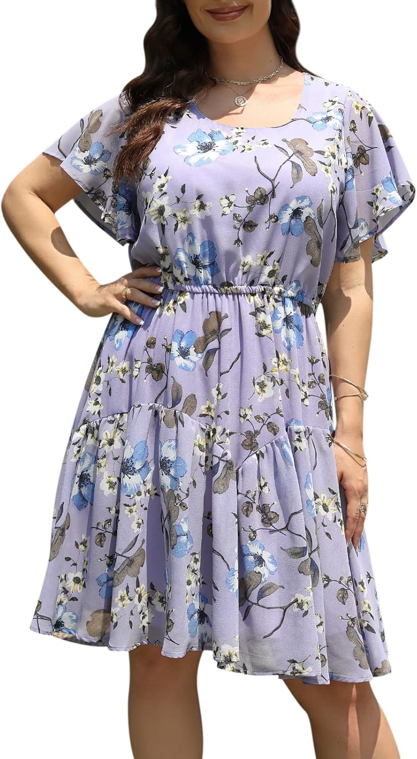 Plus Size Summer Dresses for Curvy Women - Boho Midi Style