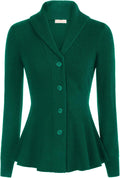 Belle Poque Women Vintage Cardigan Sweater Shawl Lapel