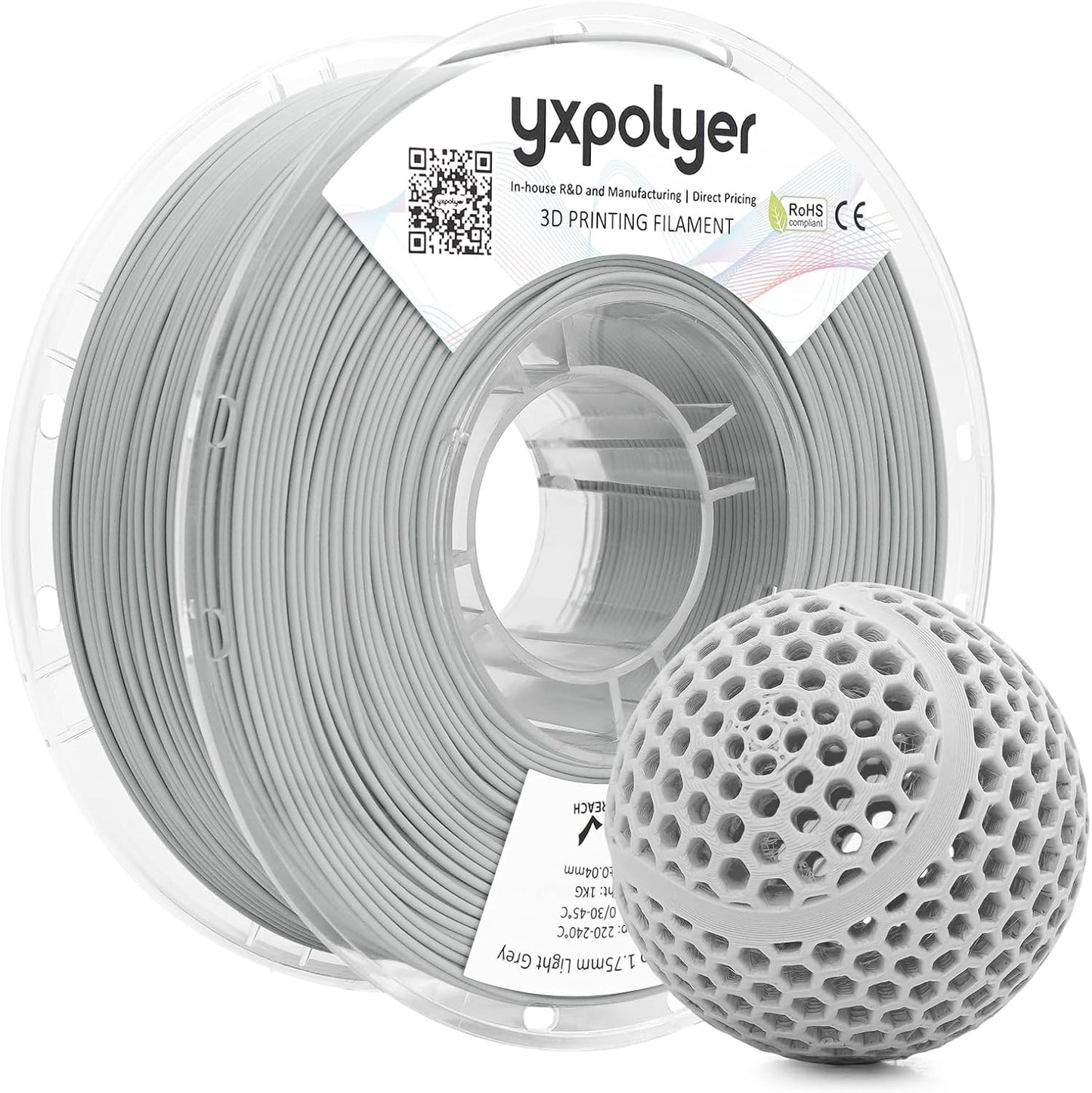 YXPOLYER Flexible PLA Food-Grade 3D Printer Filament for Pets