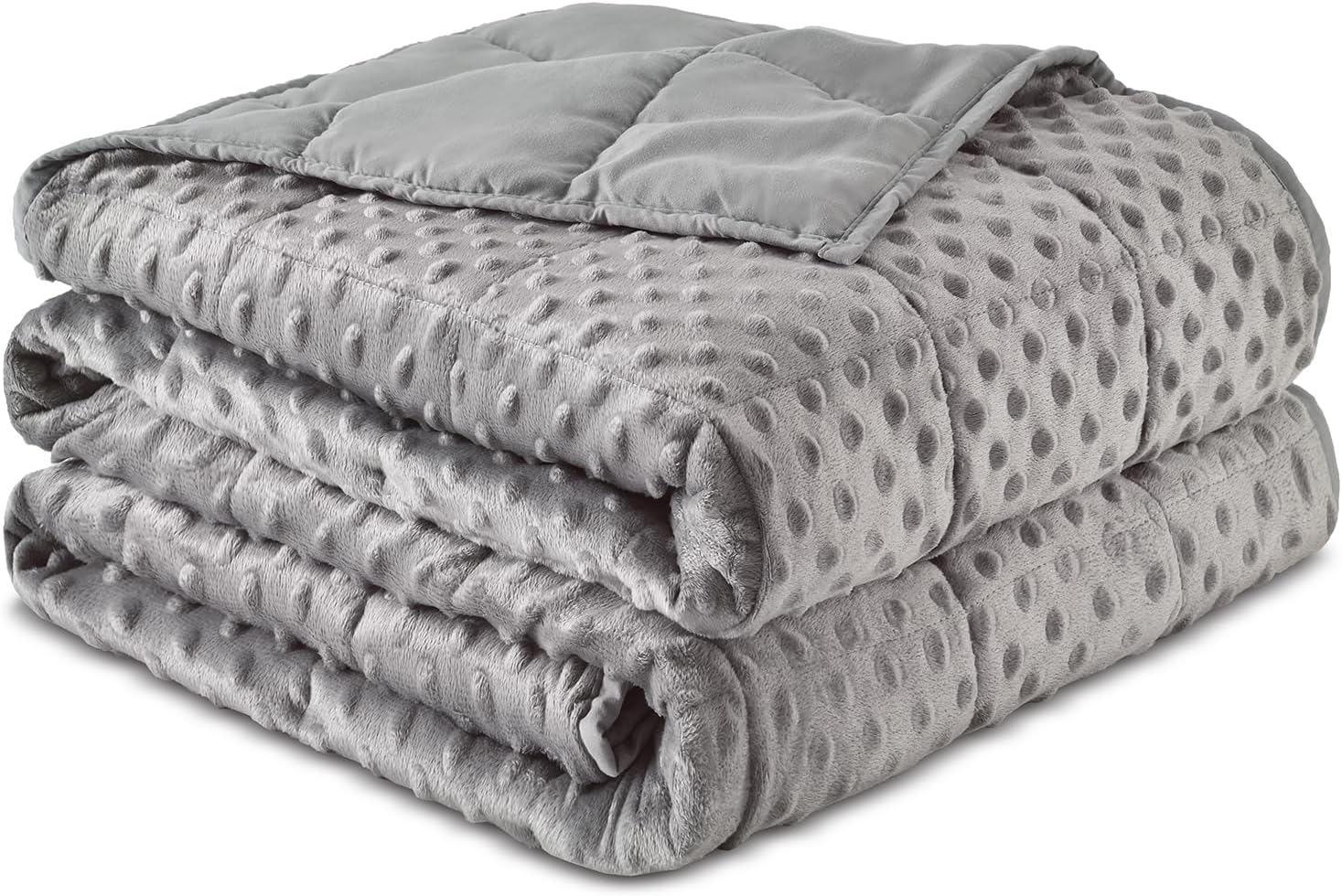 Sivio Weighted Blanket for Adults - Cozy 15 lbs Minky Throw