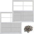 NeatiEase 2 Pack 36in x 36in Flush Mount Shed Windows - Durable