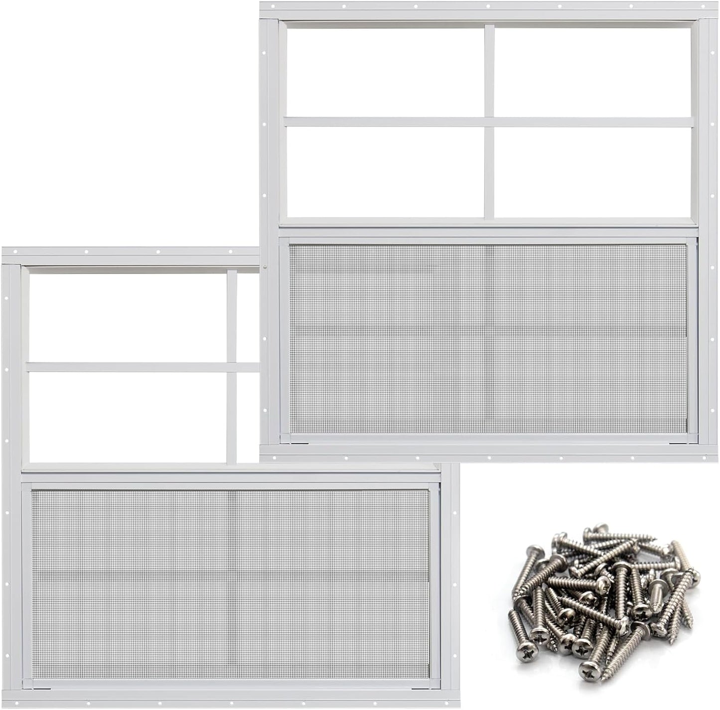 NeatiEase 36x36 Flush Mount Shed Windows for Versatile Use