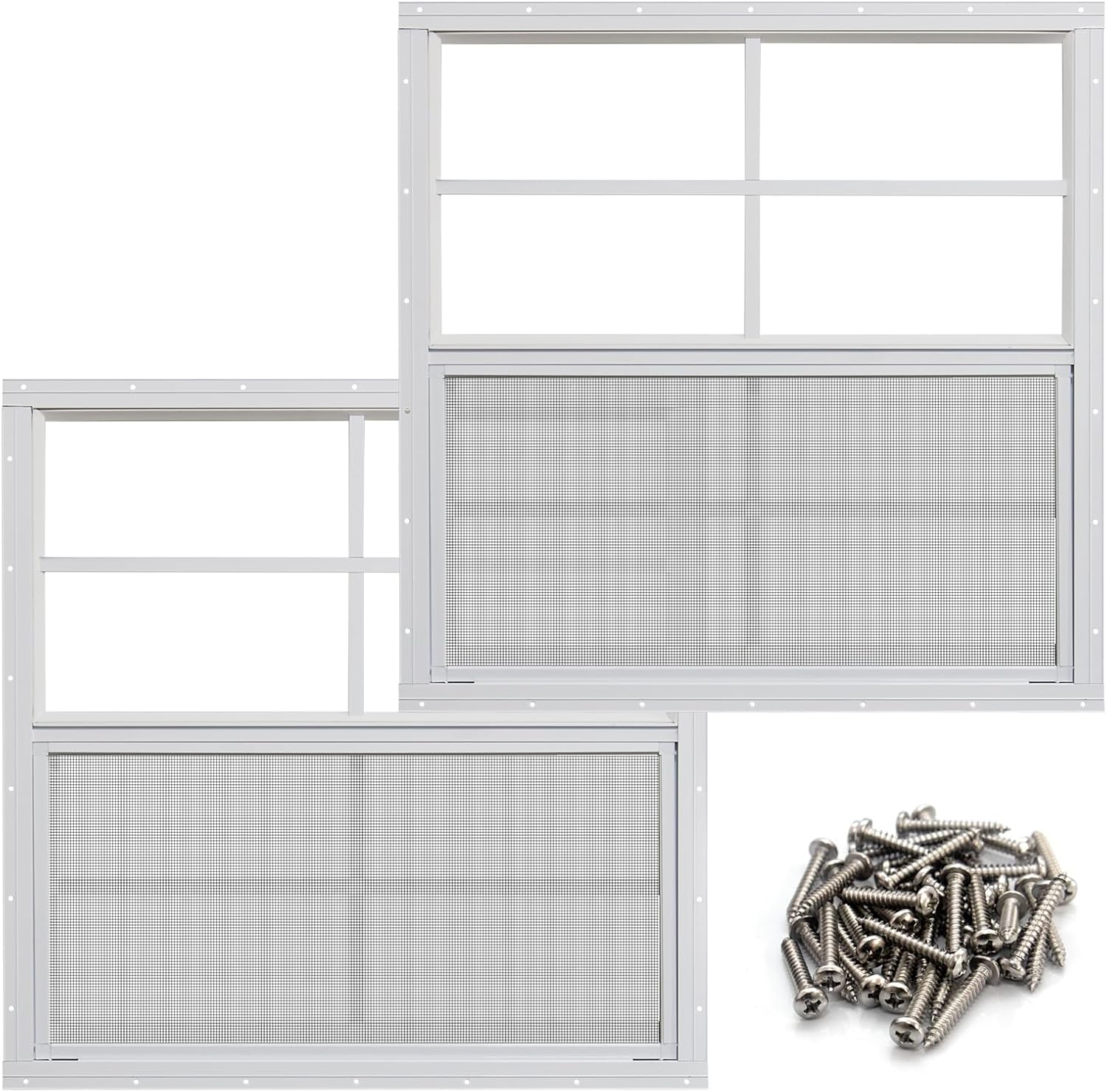 NeatiEase 36x36 Flush Mount Shed Windows for Versatile Use