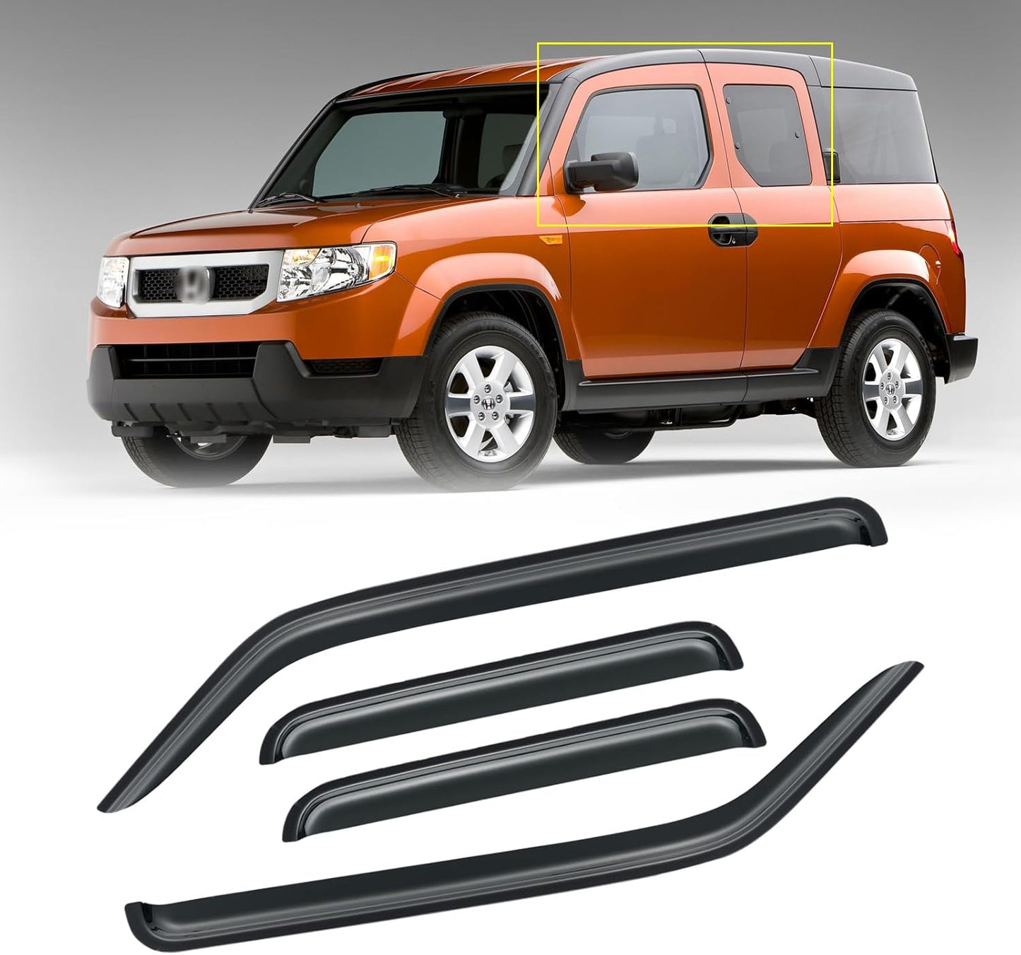 Window Visor for 2003-2011 Honda Element - Rain Guards & Shields