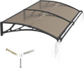 Awning for Door Entrance 40x80 in - Clear Polycarbonate Shelter