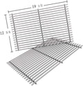 SG528 19 1/2in Stainless Steel Cooking Grates 2-Pack - Solid 304 Rods