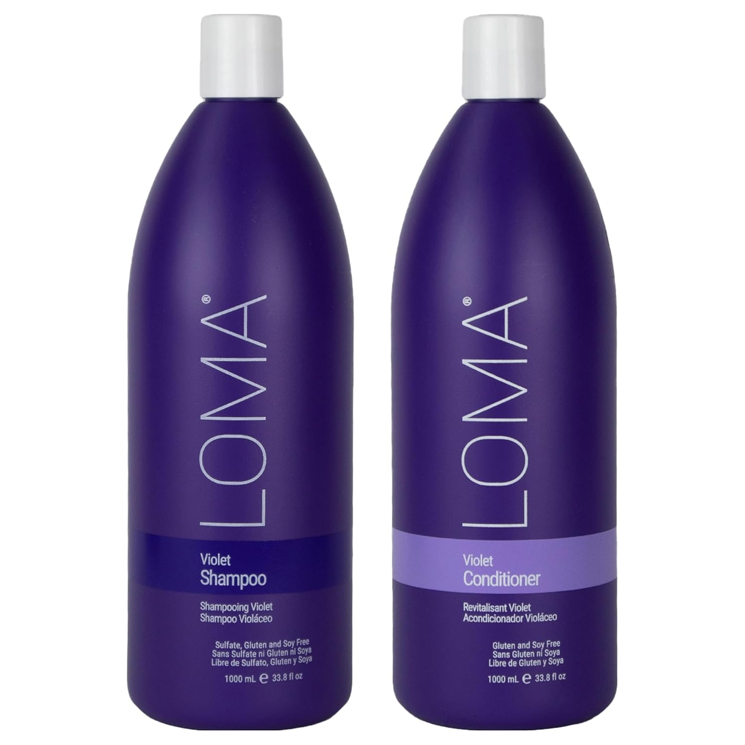 Loma Hair Care Violet Duo: Nourishing Shampoo and Conditioner