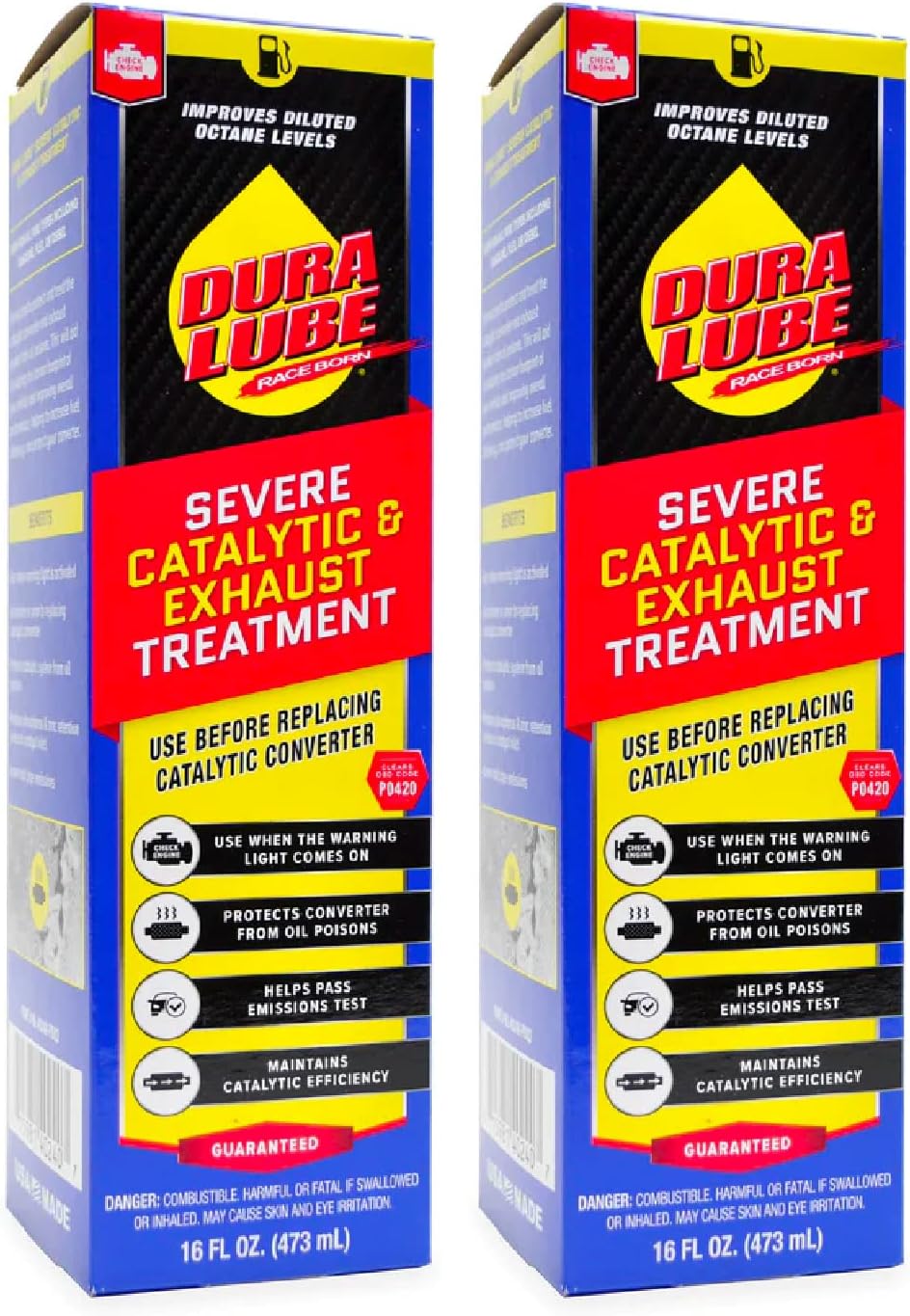 DURA LUBE Severe Catalytic and Exhaust Treatment Cleaner Fuel Additive