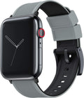 Silicone Watch Bands Compatible with Apple Watch - Quick-Release Fit