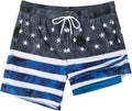 SURF CUZ Mens Swim Trunks with Compression Liner - Quick Dry 5 in feel