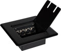 Parts Express Flip Up Stage Box with Four XLR Female Jacks