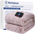 Westinghouse Electric Blanket Twin Size - Plush Sherpa Heated Blanket