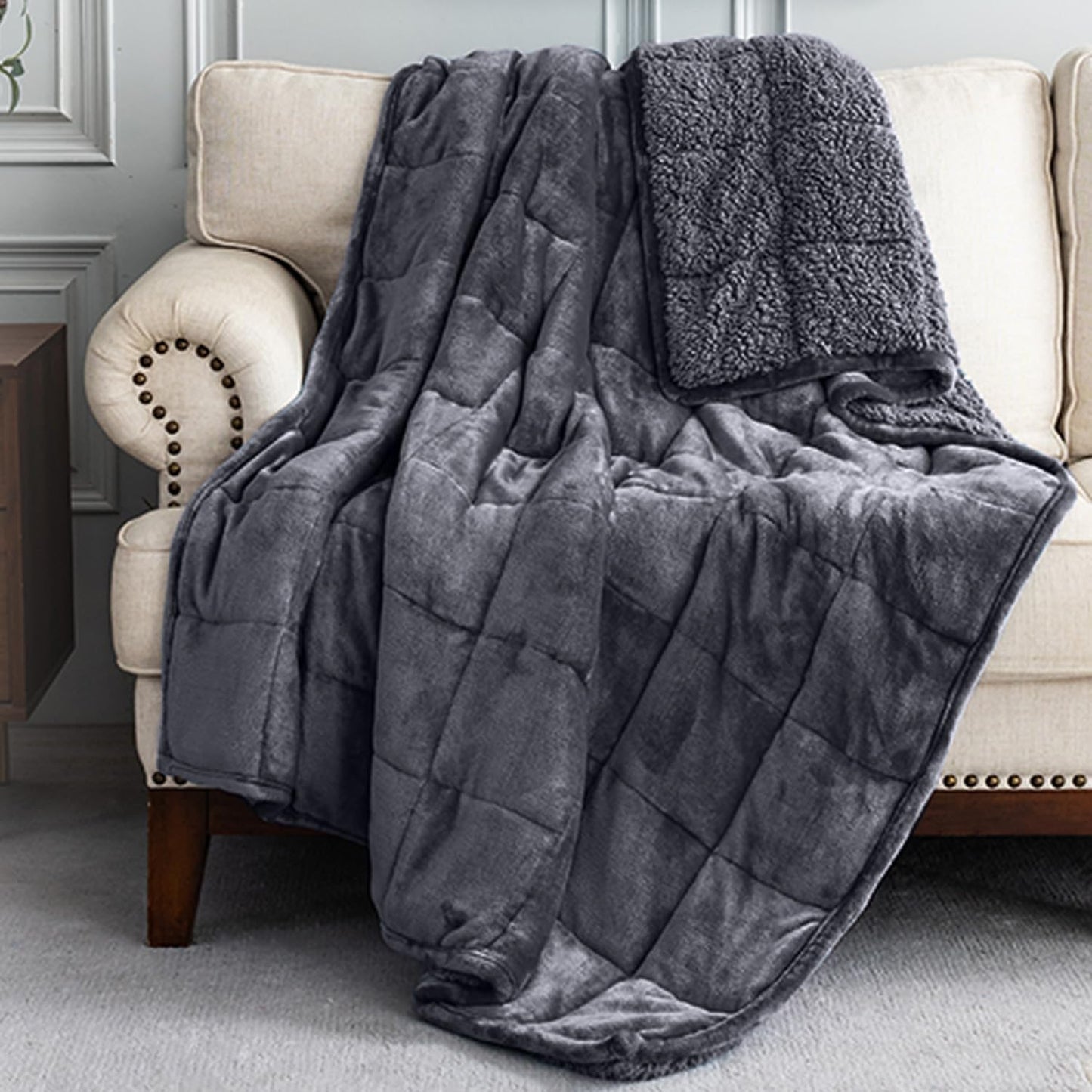 Uttermara Weighted Blanket Queen Size 20lbs for Adults