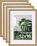 Egofine 12x16 Picture Frame Set of 4 for Wall Mounting
