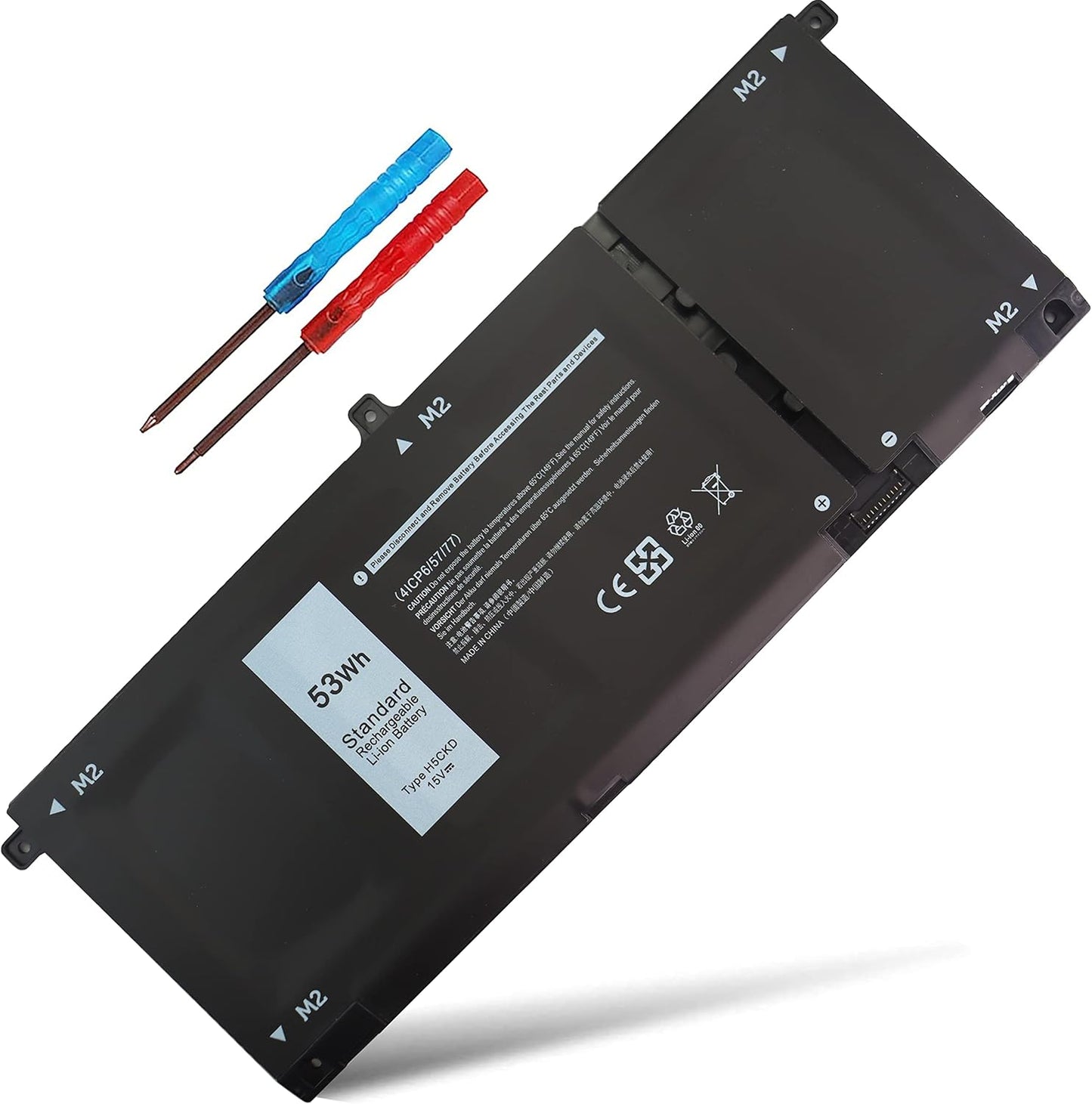 53Wh H5CKD Battery for Dell Inspiron and Latitude Models
