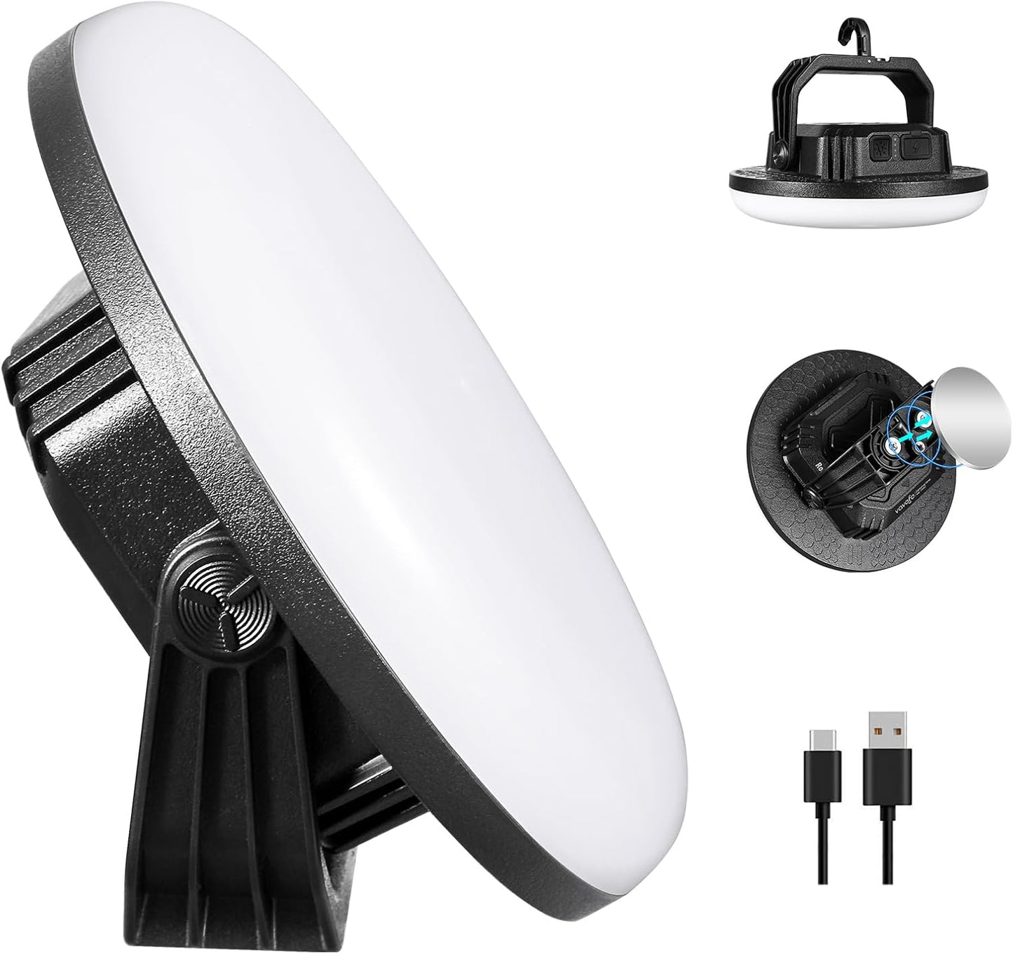 Powerful 42W Rechargeable Lantern - 3 Modes, 4000LM, 10,000mAh